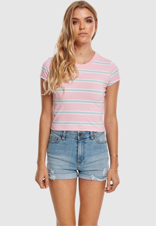 Produktbild Urban Classics Ladies Stripe Cropped Tee (S)