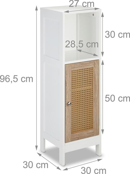 Produktbild Relaxdays Badezimmerschrank (30 x 30 x 96.5 cm)