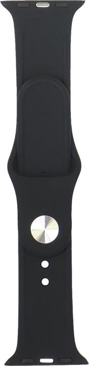 Image du produit Karl Lagerfeld Sport Red Logo Silicone Watch Strap for Apple Watch 40 / 41 / 42 mm - black (Silicone)