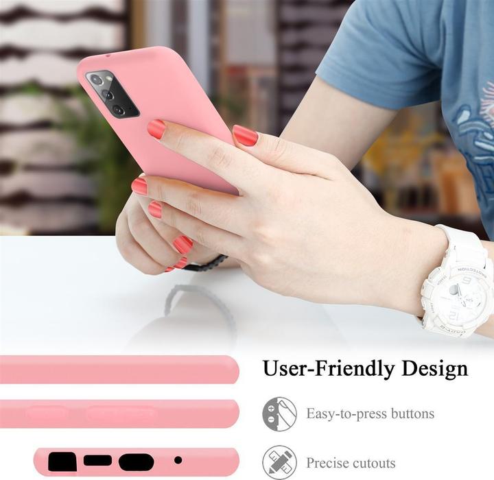 Actual product image Cadorabo TPU Liquid Silicone Case Cover (Samsung Galaxy Note 20)