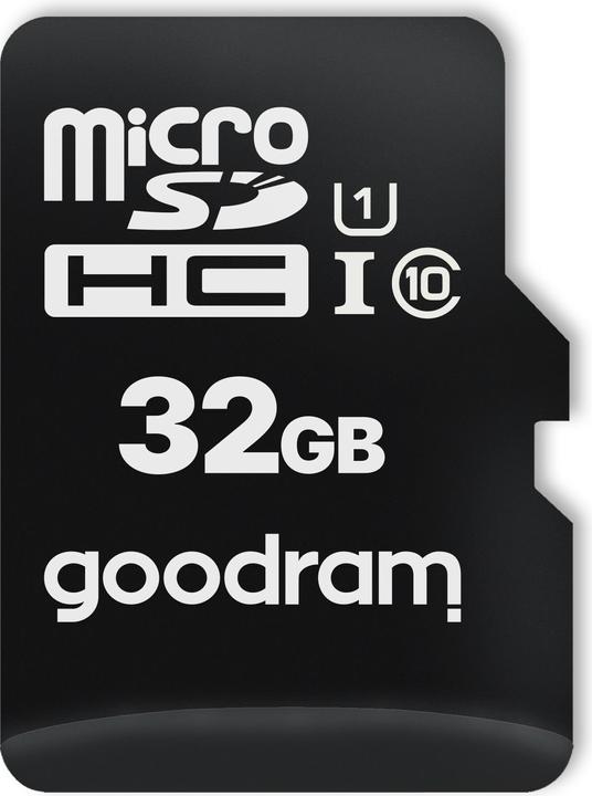 Immagine prodotto Goodram M1A4-0320R12 - 32 GB - MicroSD - Classe 10 - UHS-I - 100 MB/s - 10 MB/s (32 GB, microSD, U1, UHS-I)