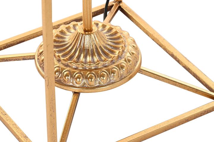 Image du produit DKD Home Decor Desk lamp Golden 220 V 50 W Modern Geometric (30 x 30 x 71 cm)