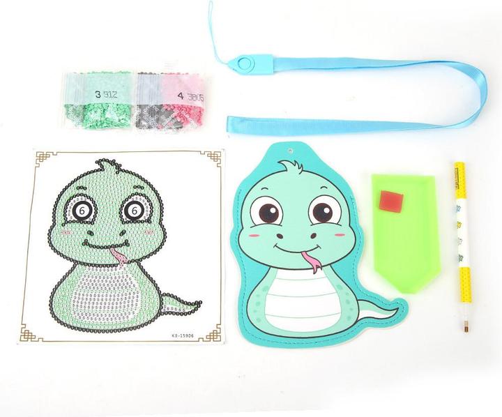 Image du produit Cover-Discount Kit de bricolage DIY strass pendentif serpent
