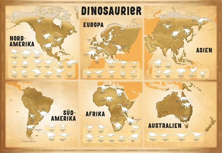 Image du produit Panini Glow-in-the-Dark Dinosaurier: Mein grosser Stickeratlas