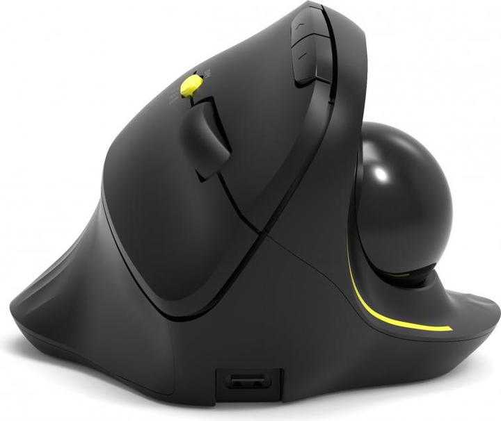 Actual product image Port Designs Mouse Ergonomic Rechargeable Bluetooth Track Ball (Wireless)