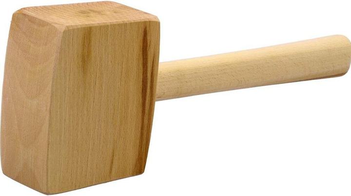 Actual product image Toya Vorel® Knocking Wood Carpenter's Hammer Klüpfel Knipfel Wooden Hammer 500 g / 33 cm Type 33530 (500 g)