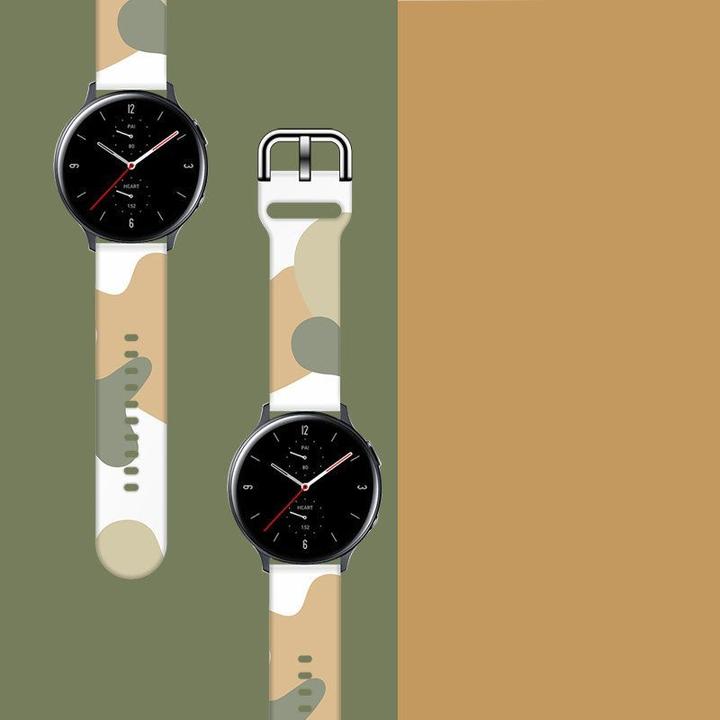 Actual product image Hurtel Strap Moro Band For Samsung Galaxy Watch 46mm Silicone Strap Watch Bracelet Pattern 6 (Plastic)