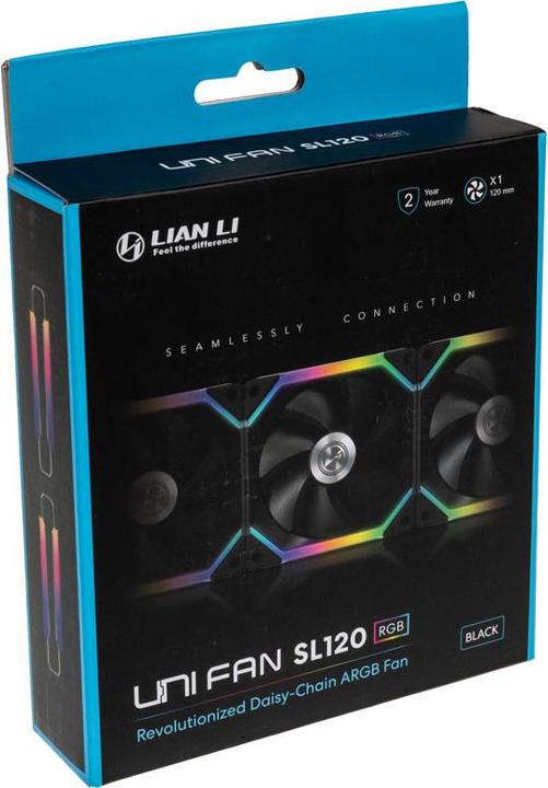 Actual product image Lian-Li UNI FAN SL120 RGB PWM (120 mm, 1 x)
