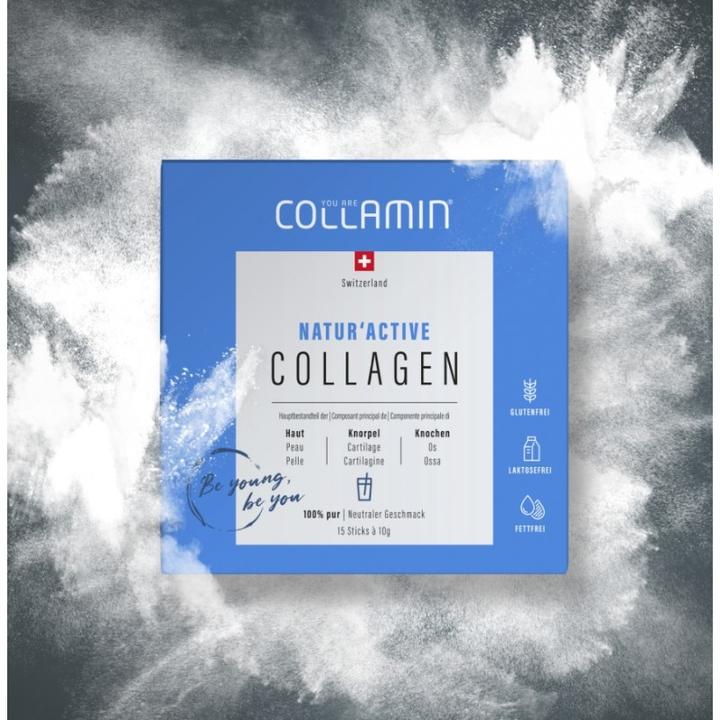 Immagine prodotto Collamin Peptidi di collagene attivi della natura (15 Pezzo/i, Polvere, 10 g)