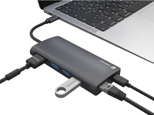 Actual product image Genesis HUB USB-C 8 IN 1 FOWLER 2 3X USB 3.0 HUB HDMI 4K USB-C (USB-C, 8 Ports)