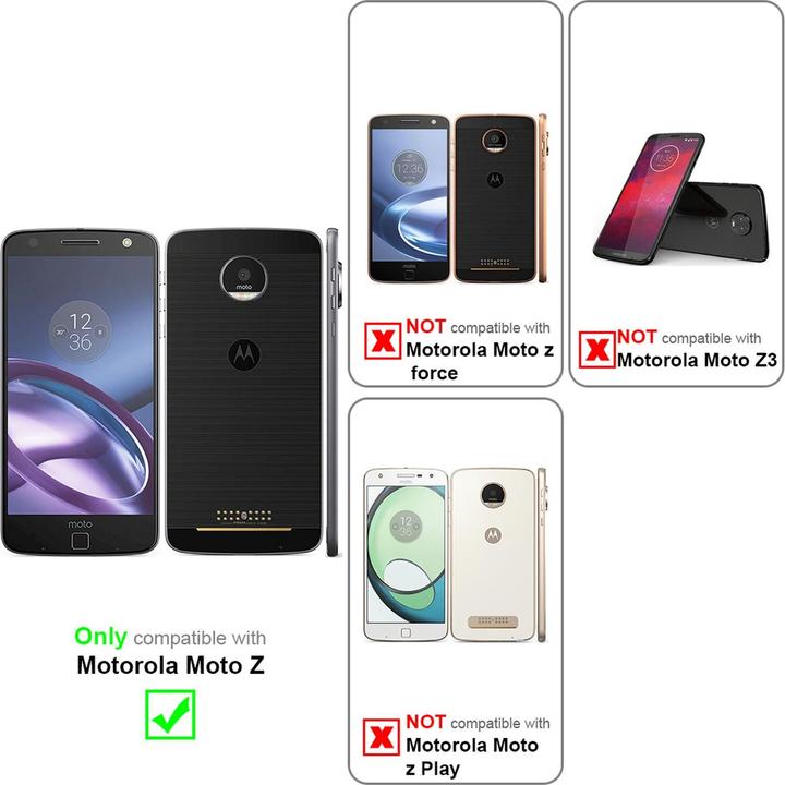Productafbeelding Cadorabo Harde kaft Frosty Cover (Motorola Moto Z)