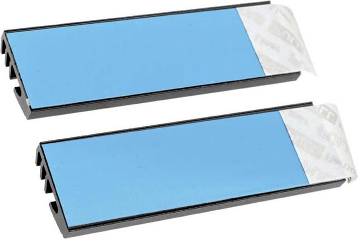 Actual product image Akasa M.2 SSD heat sink - aluminum