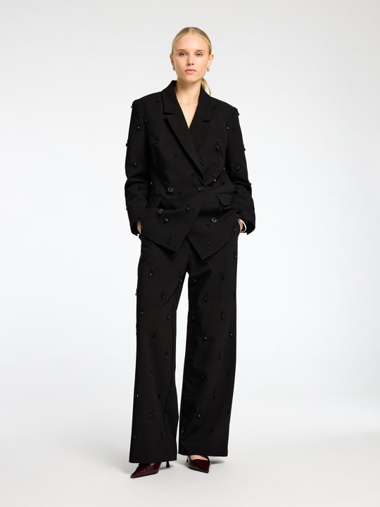 Actual product image Selected Femme Embellished wide-leg trousers (36)
