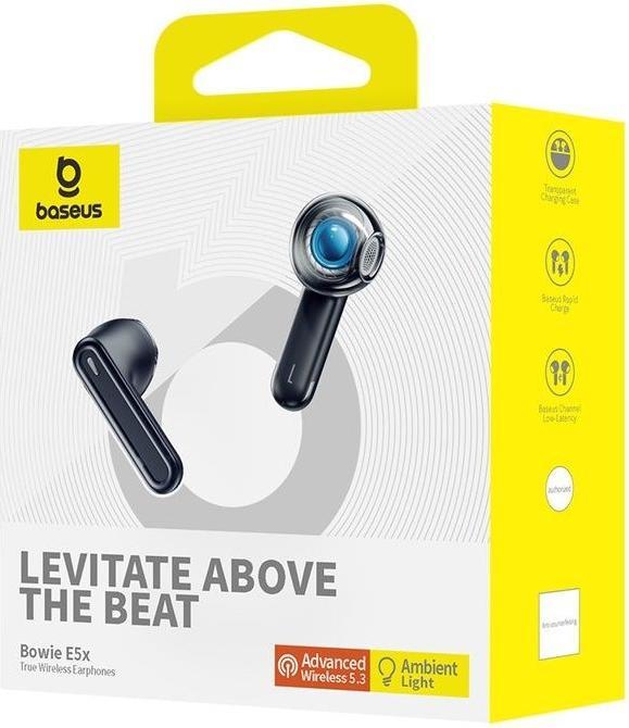 Image du produit Baseus Ecouteurs TWS Bowie E5x (black) (25 h, Filaire)