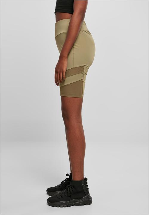 Immagine prodotto Urban Classics Pantaloncini da ciclismo a vita alta in rete da donna - 12486 (L)