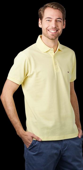 Tommy Hilfiger 1985 Slim Fit Polo Shirt Lemon Twist