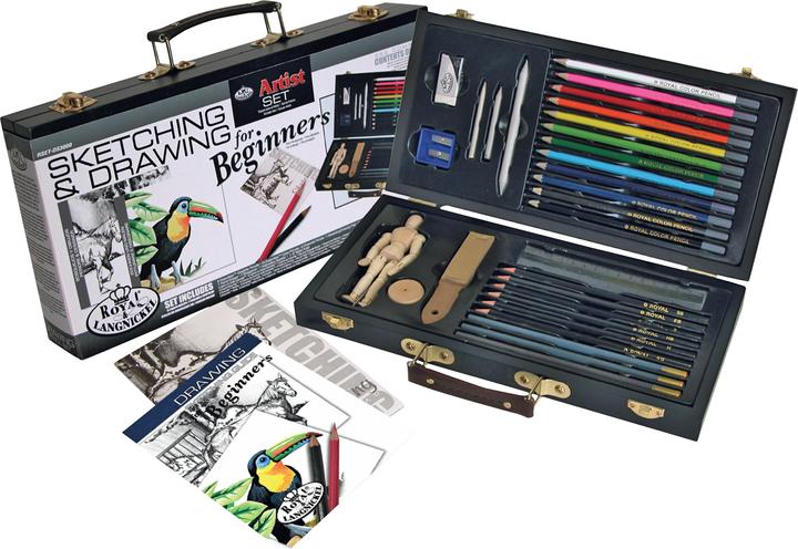 Actual product image Royal & Langnickel Drawing&Colouring complete set 30 pcs. (30 x)