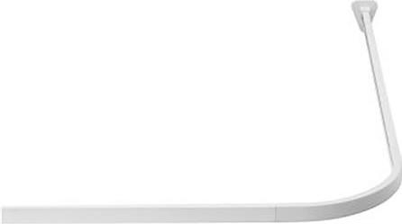 Ridder 52001 Duschvorhangschiene, 90x90 cm Weiss (90 x 90 cm)