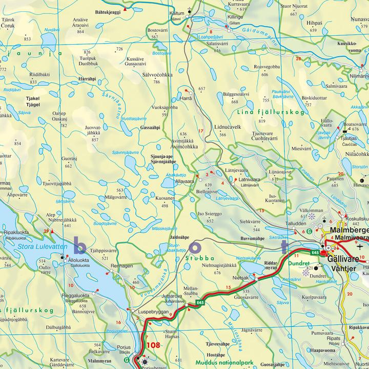 Produktbild Schweden Nord, Strassenkarte 1:400.000, freytag & berndt