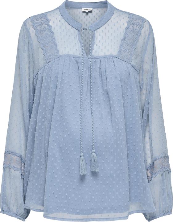 Only Maternity Normal geschnitten Mandarin Kragen Maternity Elastische Bündchen Top Top (XL)