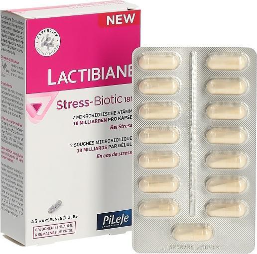 Actual product image Lactibiane Stress-Biotic 18M Caps (45 Piece, Capsules, 46 g)