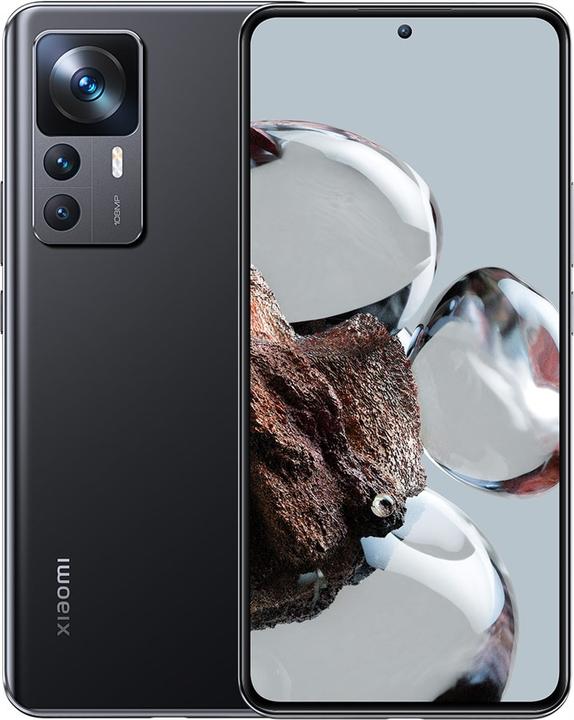 Actual product image Xiaomi 12T (256 GB, Black, 6.67", Dual SIM, 108 Mpx, 5G)