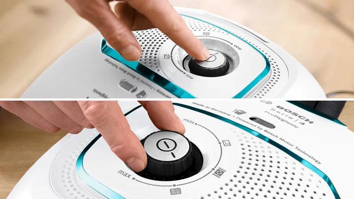 Produktbild Bosch Hausgeräte Serie 4, Staubsauger mit Beutel, ProHygienic, Weiss, BGD41HYG