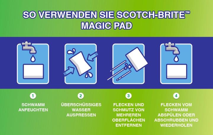 Produktbild Scotch-Brite Magic Fleckenradierer (6 Stk.)