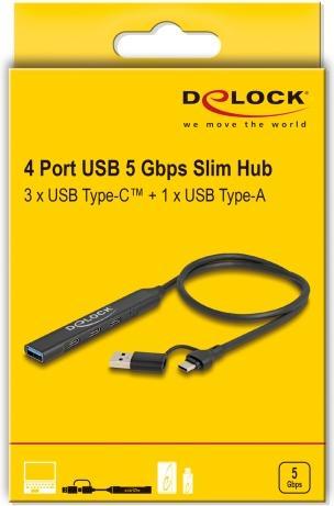 Actual product image Delock 64272 (USB-A, USB-C, 4 Ports)