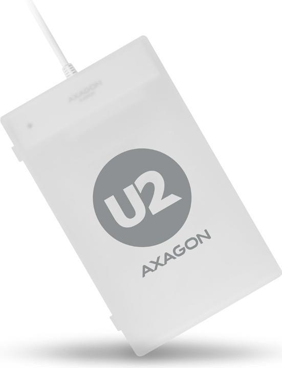 Produktbild Axagon ADSA-1S6 SLIMPort Adapter, USB 2.0, 2,5" SSD/HDD, SATA - mit Case (2.5")