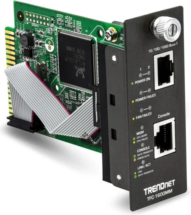 Produktbild Trendnet SNMP-Management-Modul, 10/100Mbps Fast Ethernet port