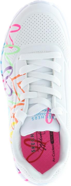 Produktbild Skechers 314064L/WMN Uno Lite-Spread The Love Kinder Mädchen Damen Sneaker Turnschuhe weiss/bunt/neon (31)