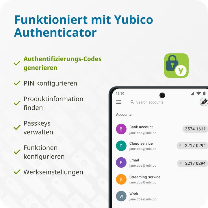 Immagine prodotto Yubico YubiKey 5 NFC
