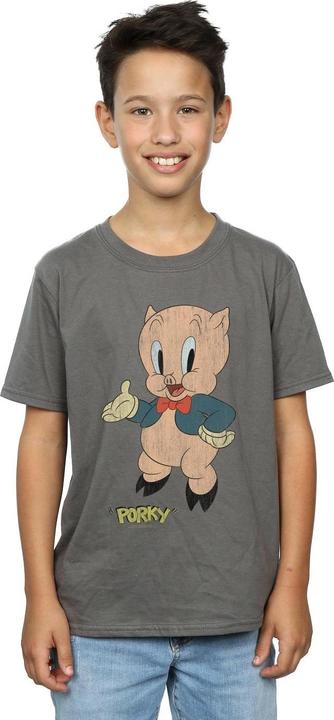 Produktbild Looney Tunes Porky Pig Distressed TShirt Jungen (152, 158)