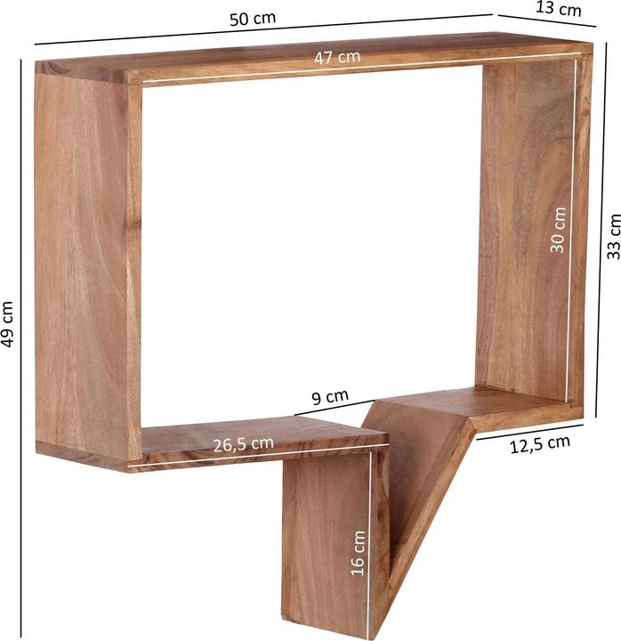 Immagine prodotto Wohnling Mumbai (50 x 13 x 49 cm, 40 x 13 x 39 cm)