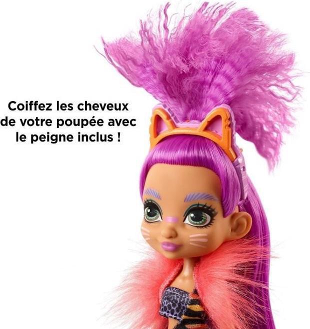 Image du produit Cave Club Roaralai, bewegliche, prähistorische Puppe mit Dinosaurier und Zubehör