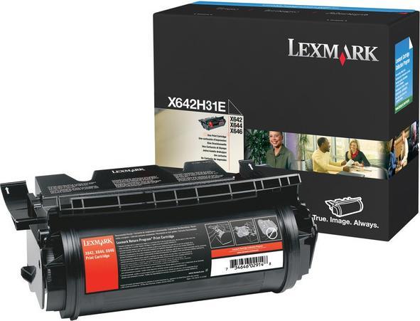 Actual product image Lexmark Toner black Orig.No. X642H31E (FC)