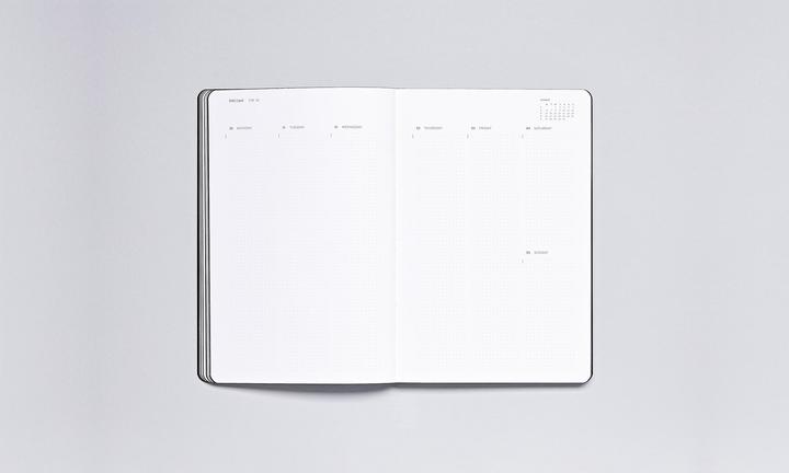 Actual product image Nuuna Weekly Diary M (135 x 200 mm, German)