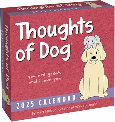 Produktbild Thoughts of Dog 2025 Day-to-Day Calendar (Englisch)