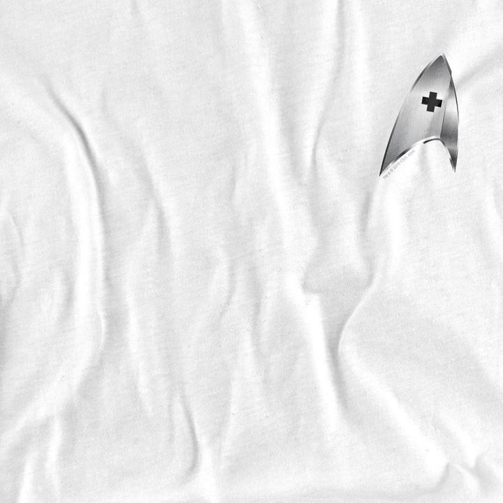 Actual product image Universal Textiles Unisex Adult Medical Badge T-Shirt (S)