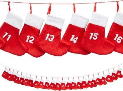 Immagine prodotto Cepewa Calendario dell'Avvento MIK Funshopping da riempire con un albero di Natale in feltro
