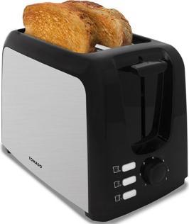 Actual product image Inventum Tomado Toaster 750W Black Stainless Steel