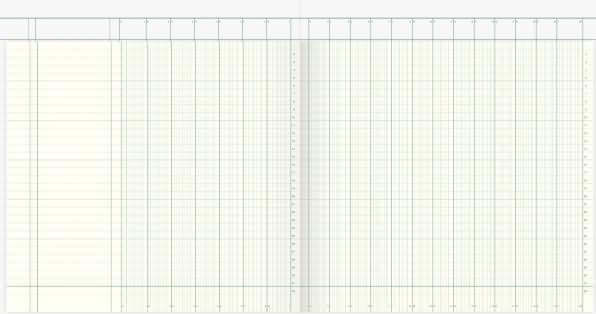 Actual product image König & Ebhardt Column book 277 x 255 mm with 20 columns (80 g/m², 40 x)