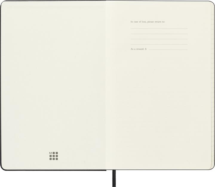 Actual product image Moleskine Schüleragenda Hard Cover Weekly Horizontal (13 x 21 cm, English)