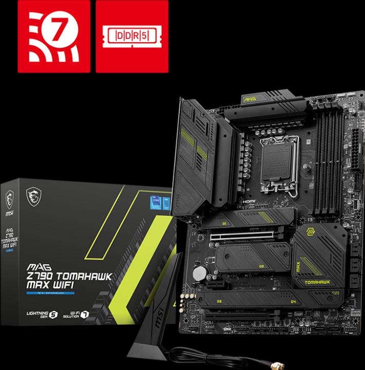 Actual product image MSI Mag Z790 Tomahawk Max Wifi (LGA 1700, Intel Z790, ATX)