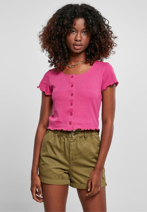 Image du produit Urban Classics Tee-shirt femme croisé à côtes - 12114 (XXL)