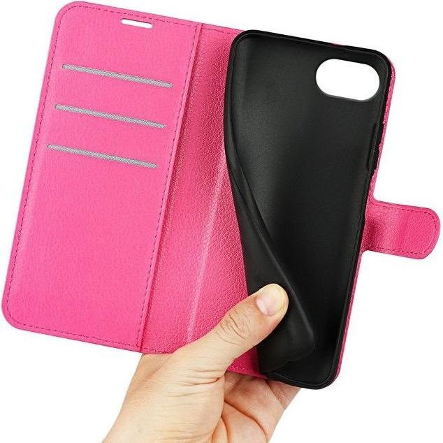 Produktbild MU Classic Litchi Leder Bookcover Series (Apple iPhone 16e)