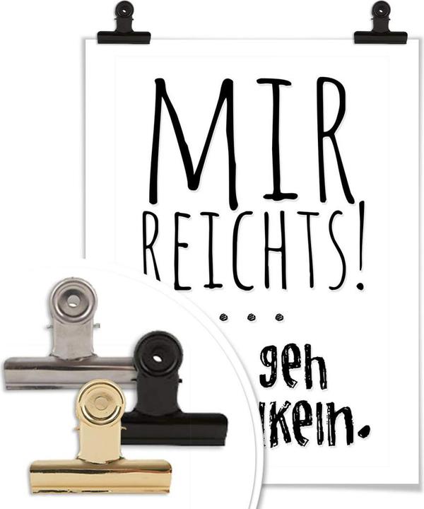 Produktbild Trenddeko Mir reichts, ich geh schaukeln (24 x 30 cm)