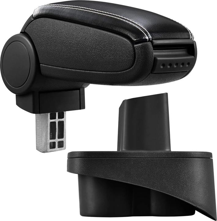 Immagine prodotto Pro-Tec Bracciolo centrale Mercedes Classe A W168 con vano portaoggetti in similpelle nera con cuciture