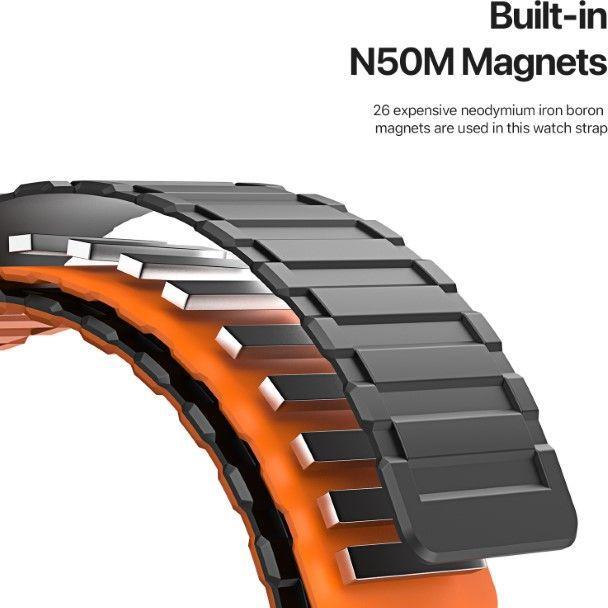 Immagine prodotto Dux Ducis Bracciale KJ (42 mm, 45 mm, 44 mm, 49 mm, Silicone, Magnete)